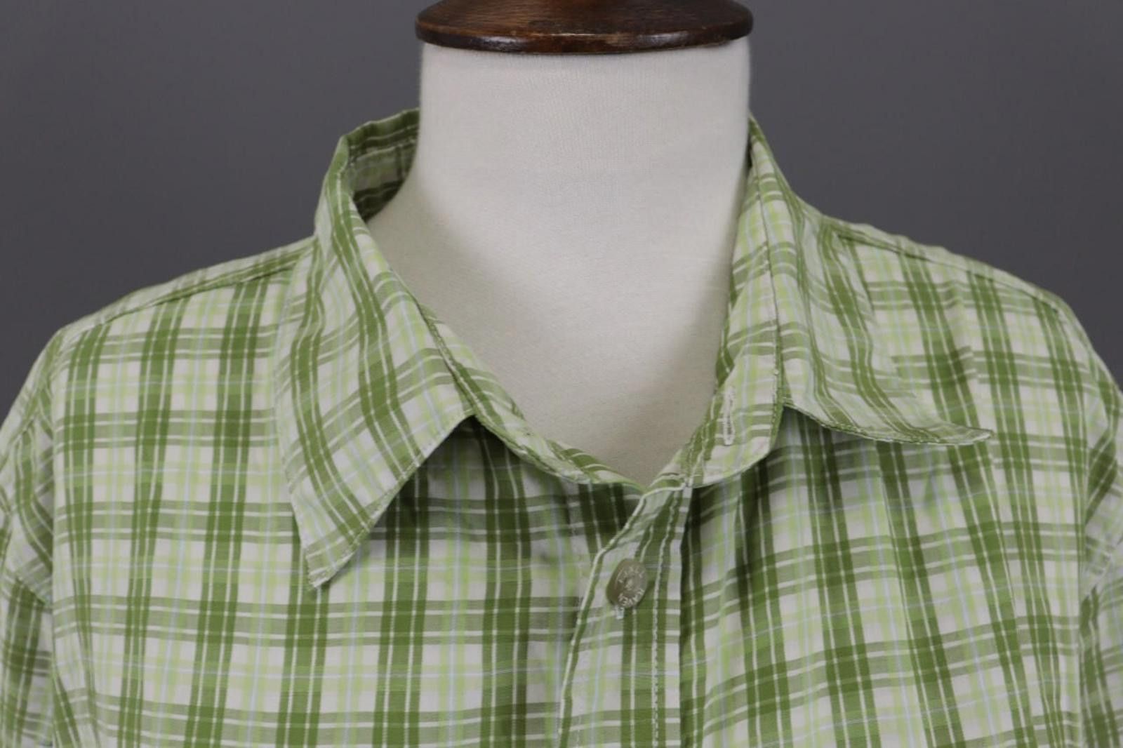 Fjallraven Men's Fjall Raven Green Check Hiking Blouse Shirt Size XL Size US XL / EU 56 / 4 - 5 Thumbnail