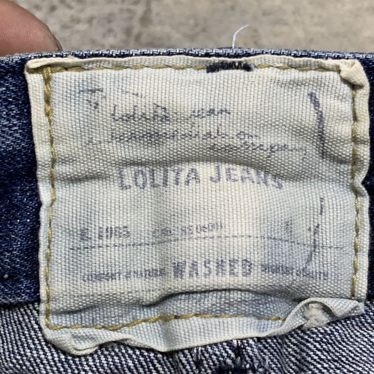If Six Was Nine Lolita Jean by Concept Club Clawmark Distressed Denim Size US 34 / EU 50 - 11 Thumbnail