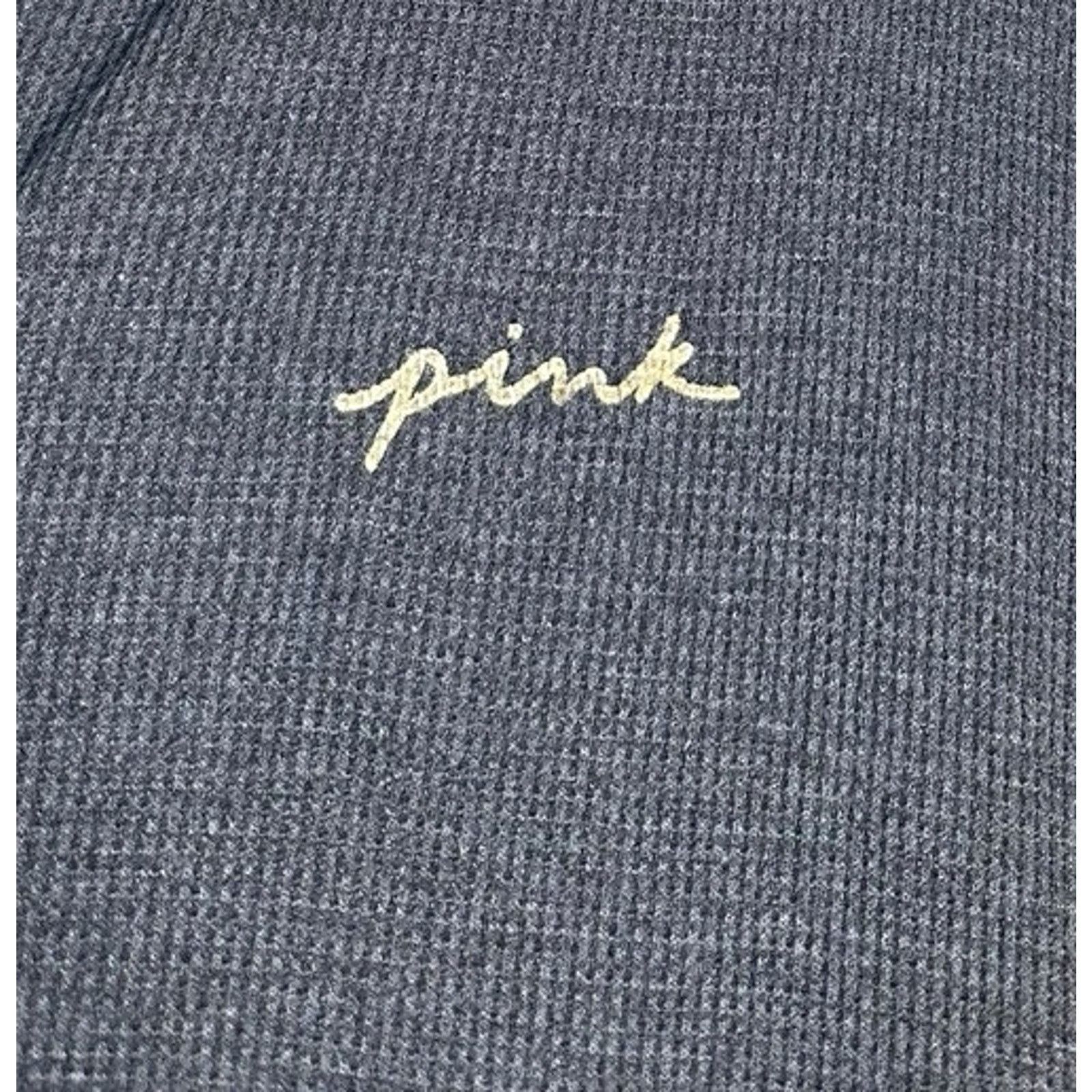 Pink Victorias Secret PINK Thermal Holiday Merry Happy Pajama L Size ONE SIZE - 5 Thumbnail