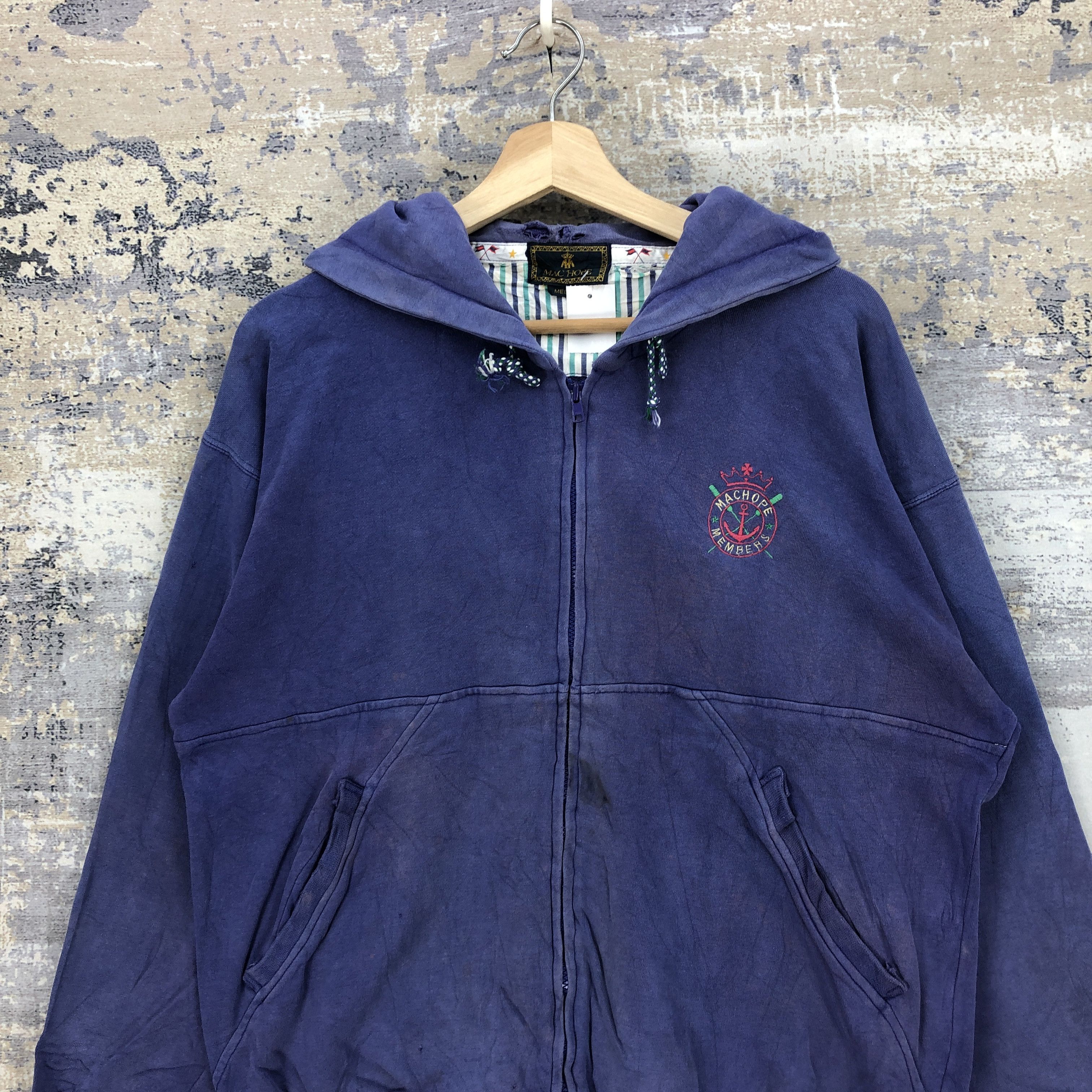 Japanese Brand × Vintage Vintage Mac Hope Sweatshirt Hoodie Mac Hope Sweater Hooded Size US L / EU 52-54 / 3 - 3 Thumbnail