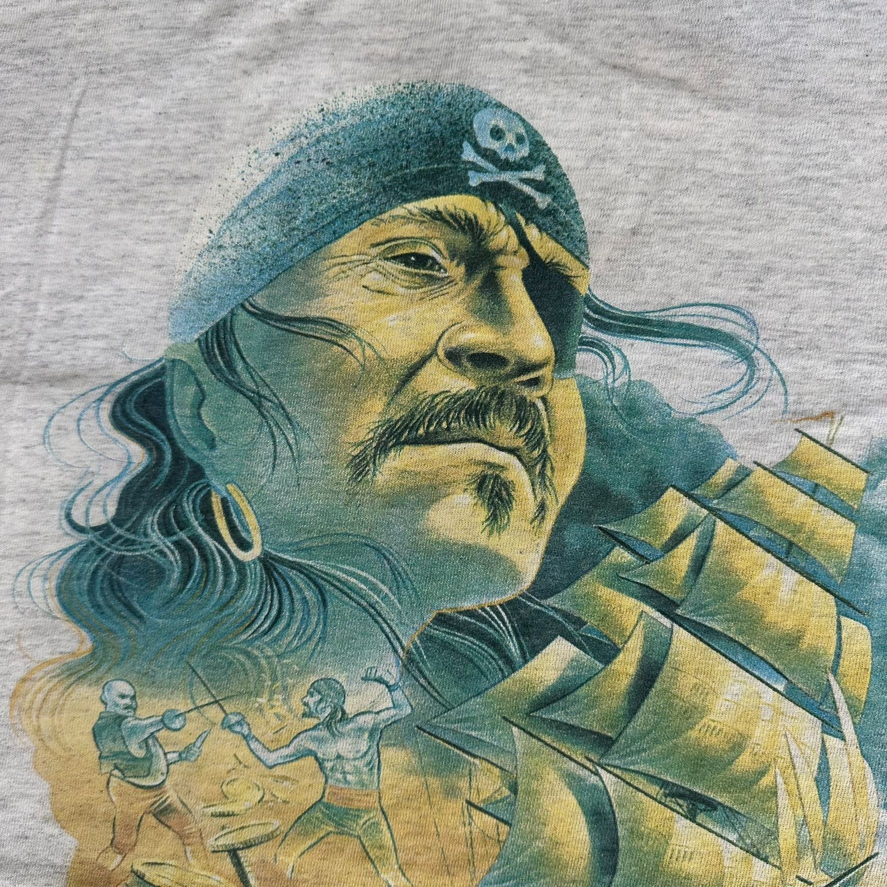 Vintage Vintage 90s Jimmy Buffett Mother Ocean T-Shirt Pirate Nautic Size US XL / EU 56 / 4 - 10 Thumbnail