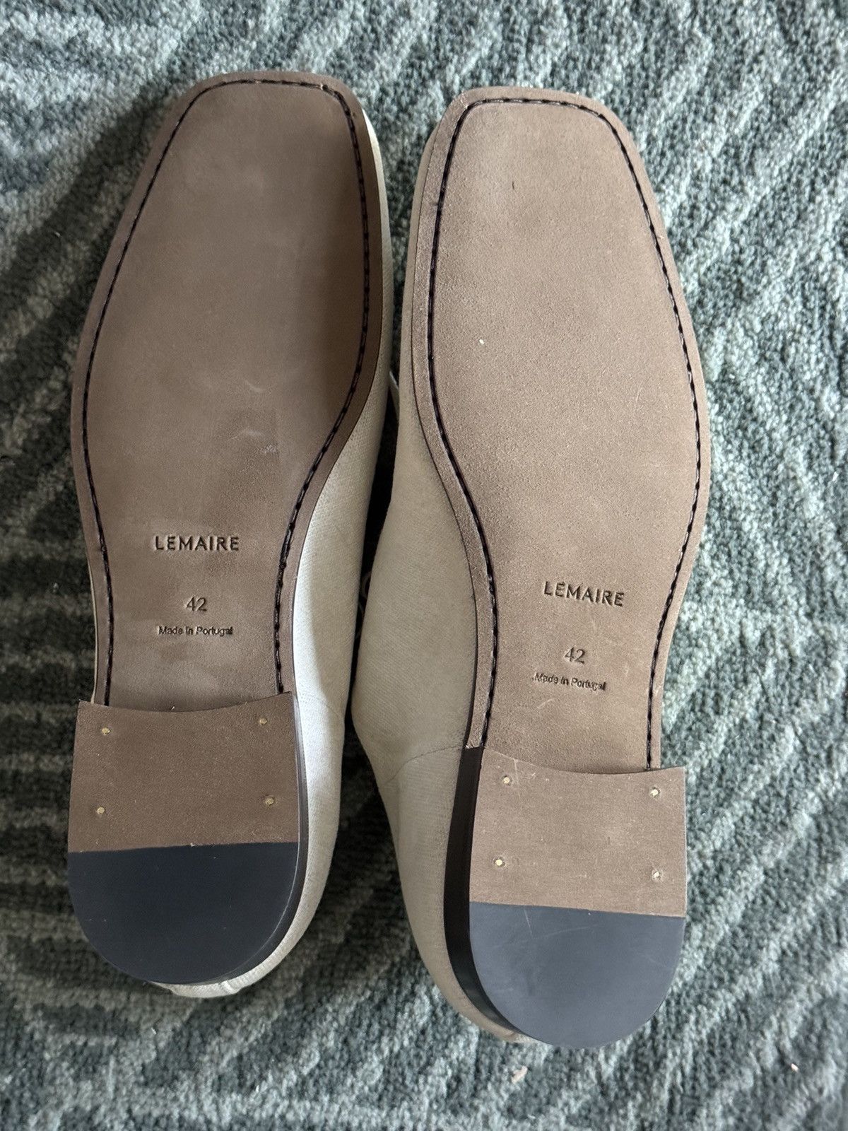 Lemaire Lemaire SOURIS CLASSIC DERBIES DIRTY WHITE EU42 US 9 Size US 9 / EU 42 - 13 Thumbnail