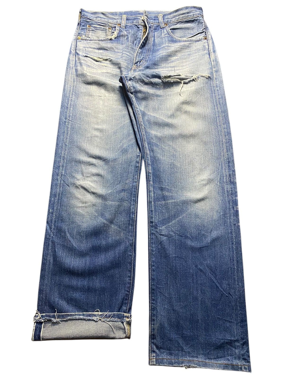 Levi's Levis 503 Big E 70s Selvedge Talon Zip Jeans Size US 32 / EU 48 - 1 Thumbnail