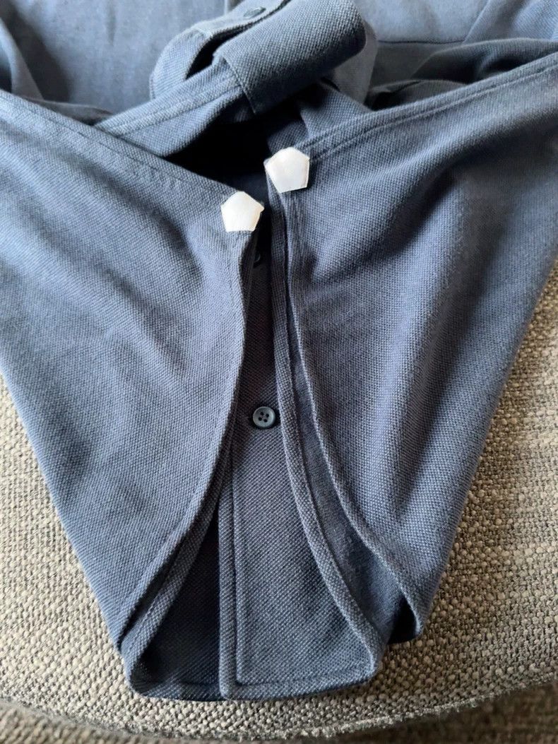 Loro Piana LORO PIANA Long sleeve polo shirt with turned-down collar Size US S / EU 44-46 / 1 - 4 Thumbnail