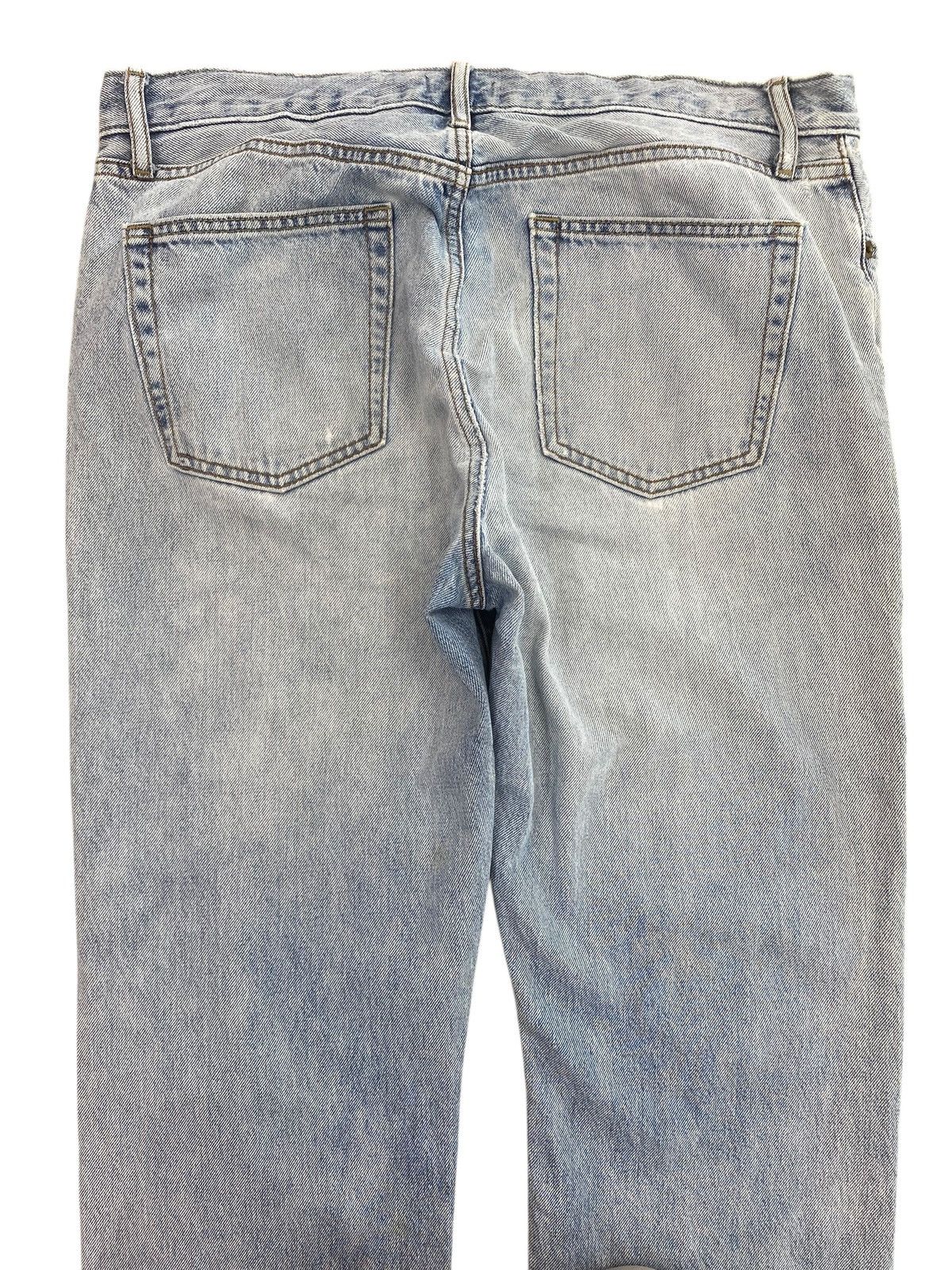 Uniqlo Uniqlo Acid Blue Wash Style Loose Jeans Size US 33 - 4 Thumbnail