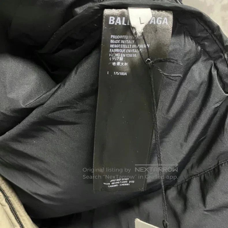 Balenciaga Balenciaga Brown Logo Puffer Coat. Size US L / EU 52-54 / 3 - 5 Thumbnail