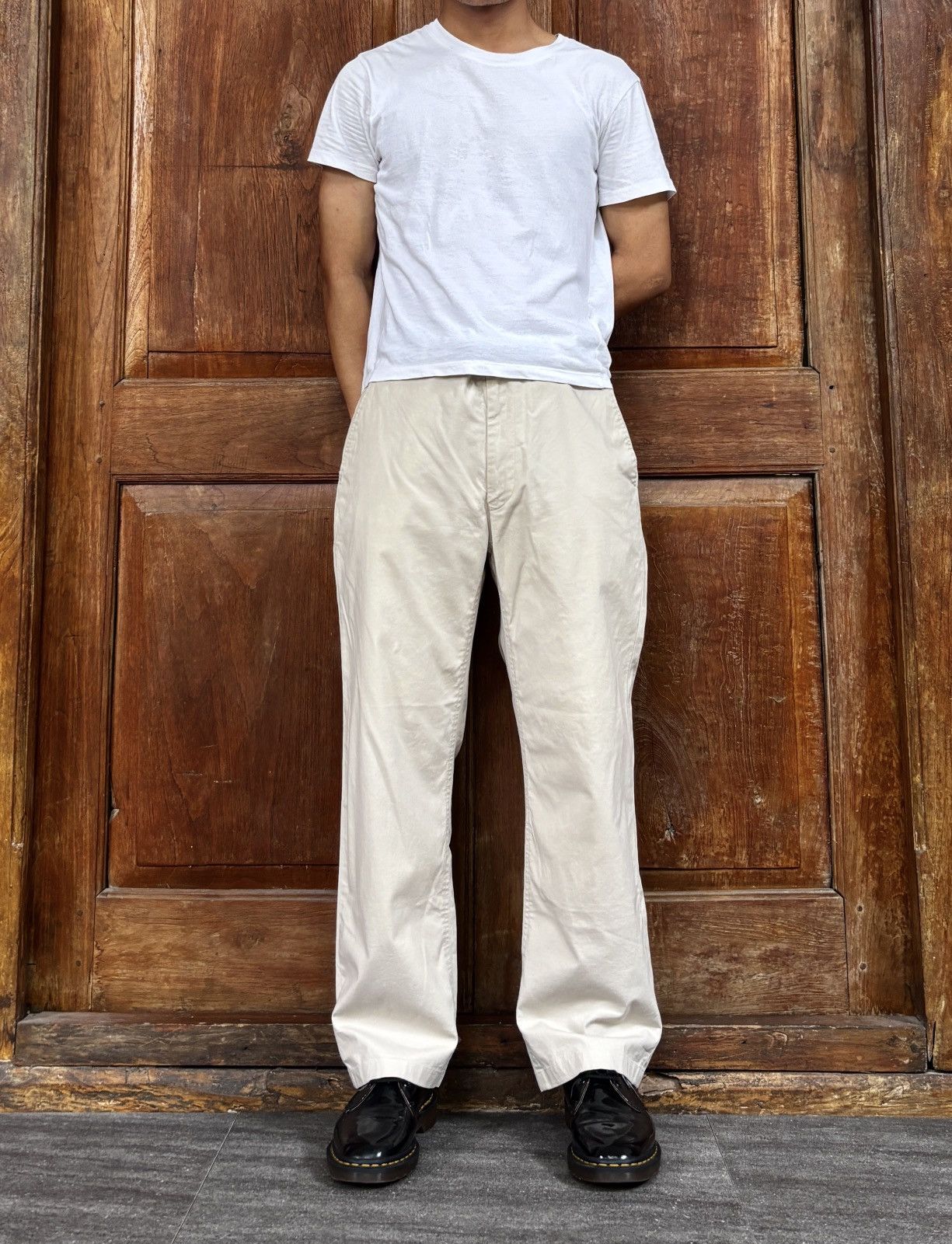 Yohji Yamamoto Buckleback Straight Trousers Size US 32 / EU 48 - 1 Thumbnail