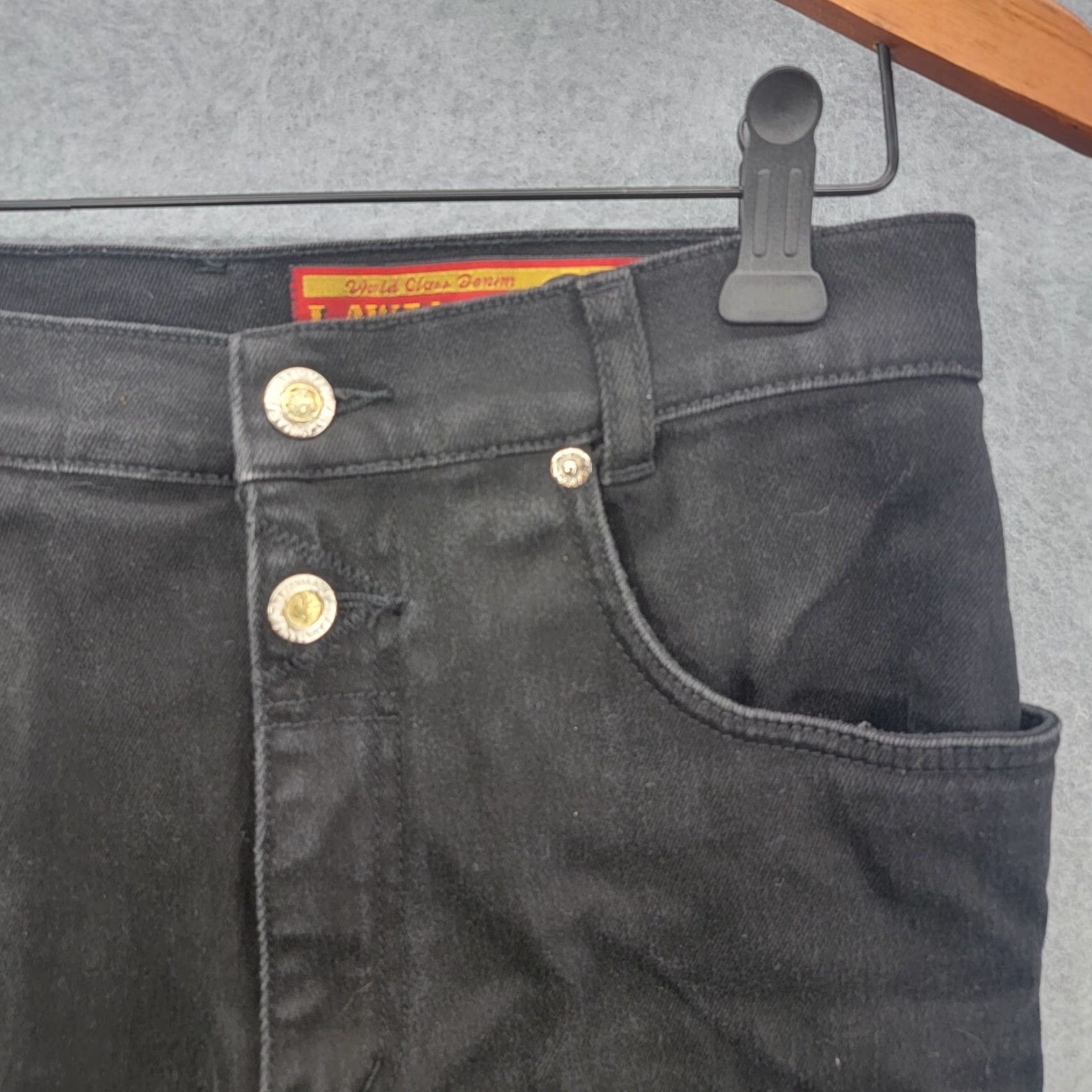 Vintage Vintage Lawman Jeans Western Bareback Black Women’s Slim Fit Size 7 Size 28" / US 6 / IT 42 - 5 Thumbnail