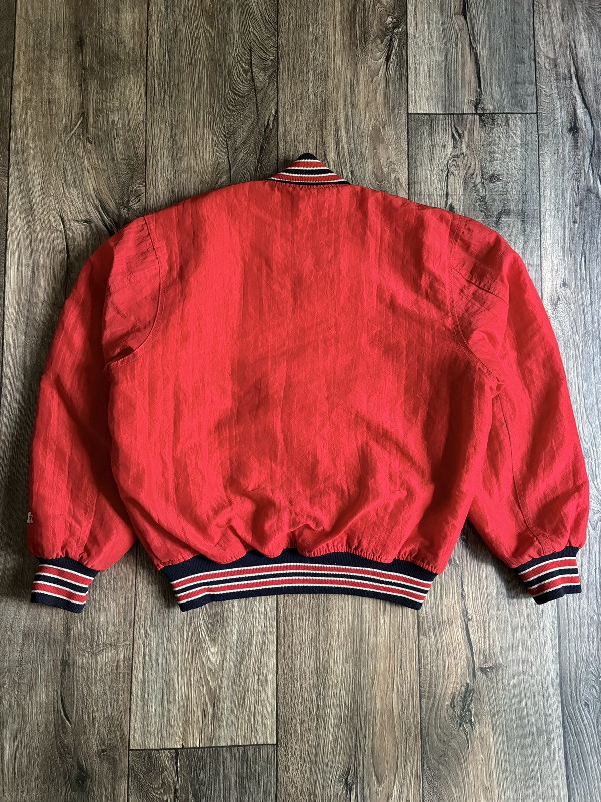Starter St Louis Cardinals Vintage 80s Starter Satin Bomber Jacket Size US S / EU 44-46 / 1 - 11 Thumbnail