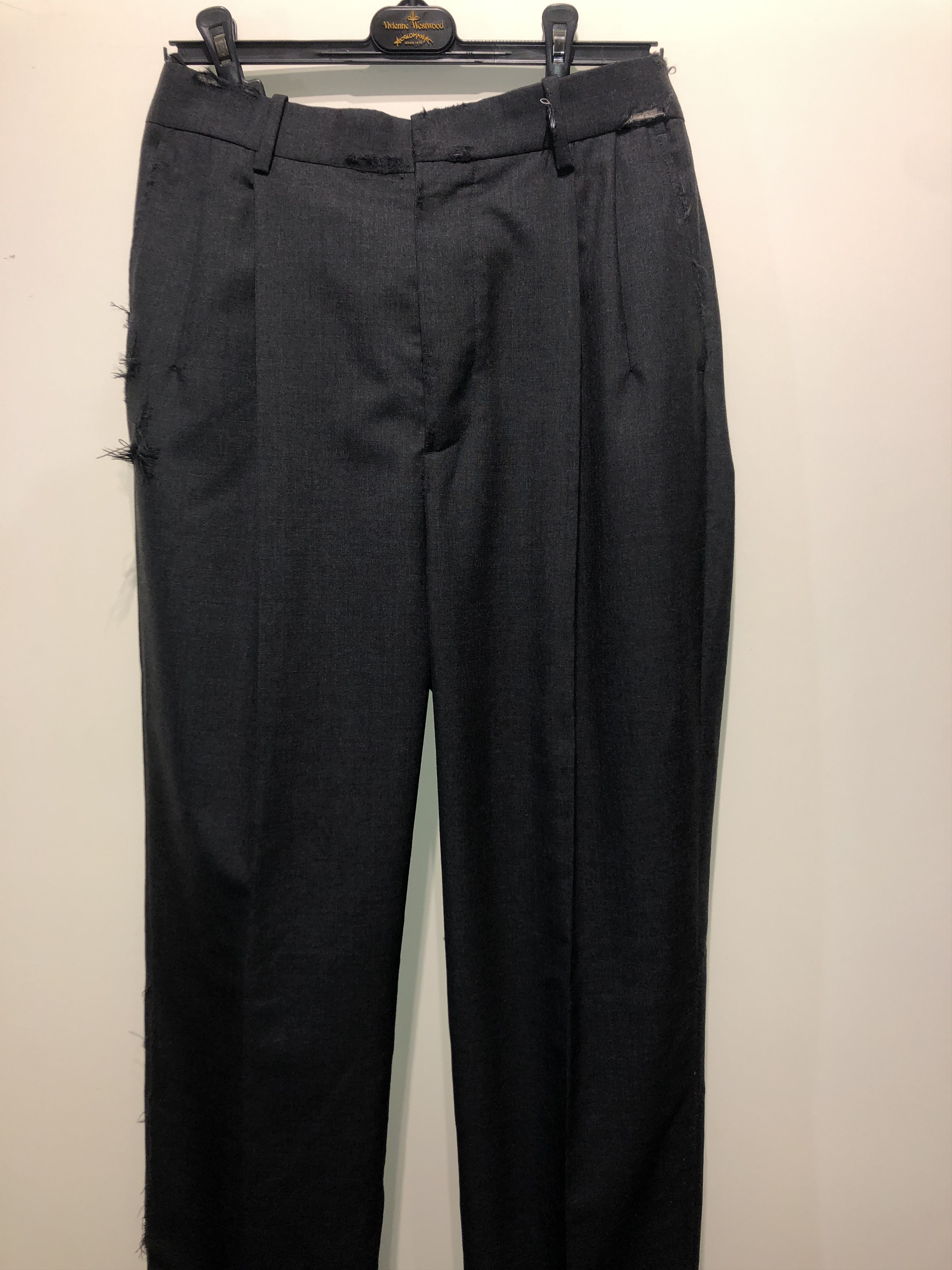 Marni Ripped Pleated Trousers Size US 32 / EU 48 - 13 Thumbnail