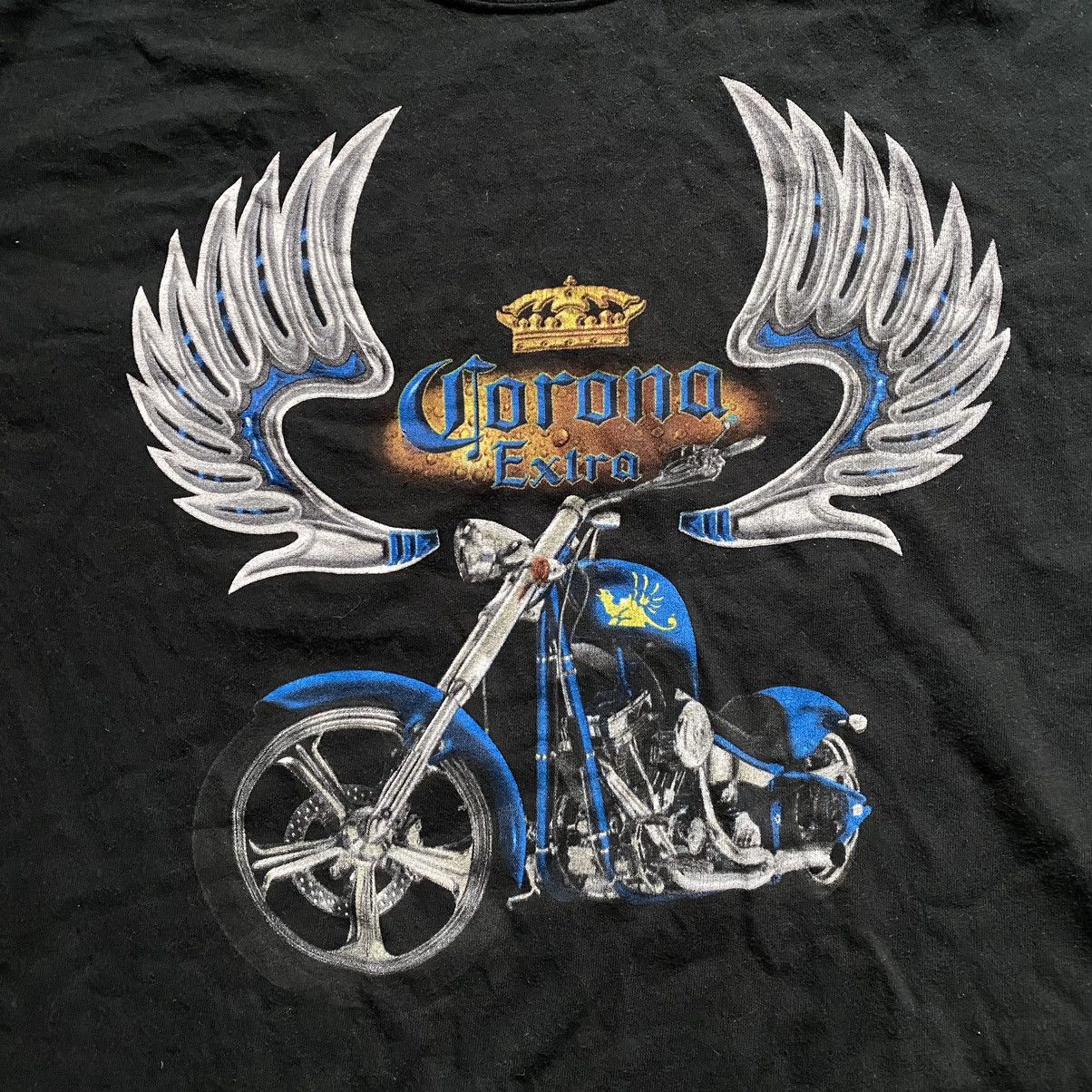 Vintage VINTAGE CORONA EXTRA BEER BIKE PRINT T SHIRT Size US L / EU 52-54 / 3 - 2 Thumbnail