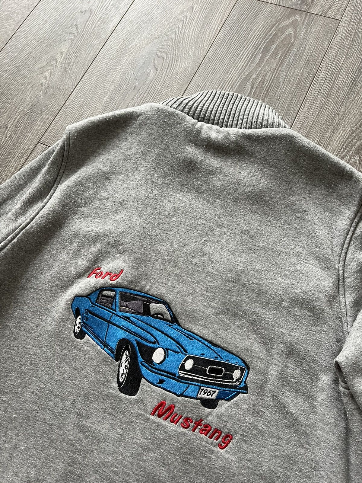 NASCAR × Vintage Vintage 💥 Ford Racing Zip RARE Mustang Size US XL / EU 56 / 4 - 2 Thumbnail