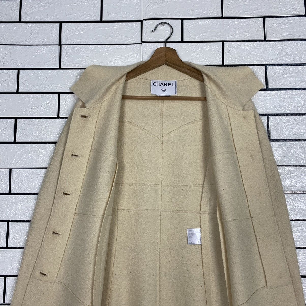 Chanel 🔥VINTAGE LONG JACKET DRESS BUTTON CHANEL WOOL Size XS / US 0-2 / IT 36-38 - 15 Thumbnail