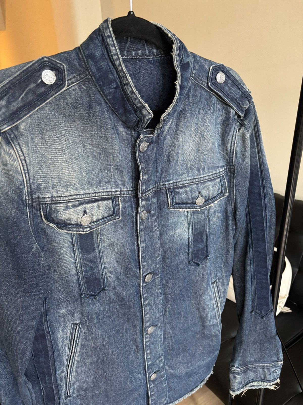 Balmain Balmain Denim Jacket Size Large Size US L / EU 52-54 / 3 - 1 Thumbnail