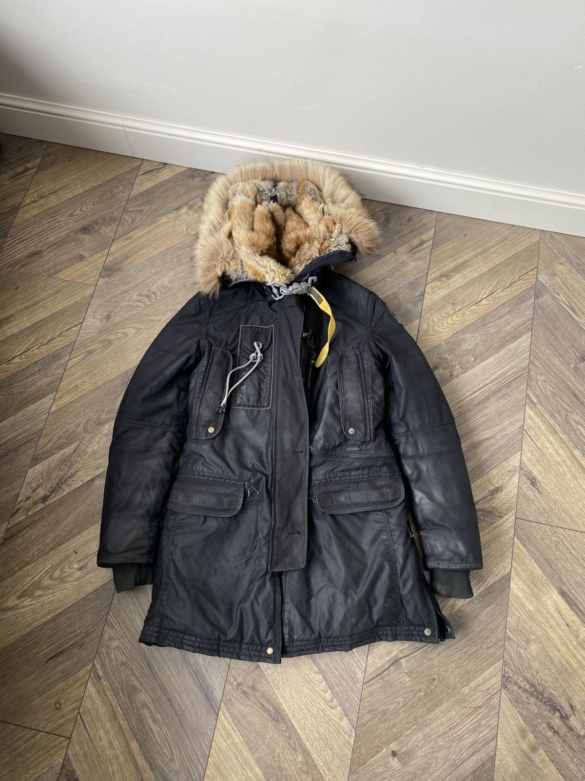 Parajumpers Vintage Parajumpers Hooded Fur Kodiak Padded Jacket Size US XS / EU 42 / 0 - 2 Thumbnail