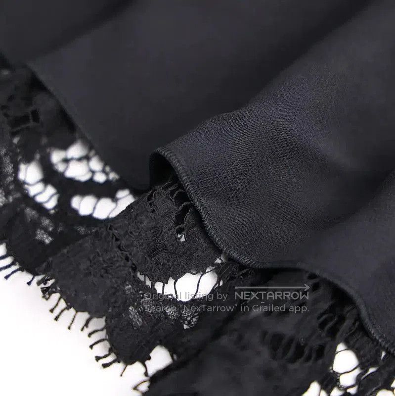 Yves Saint Laurent YSL Black Lace Short Skirt in XS Size . Size 23" - 5 Thumbnail