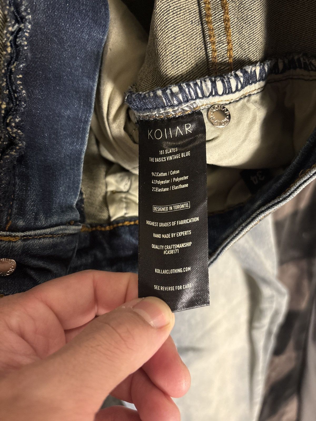 Kollar Clothing Kollar clothing Straight fit jeans 101 Slates Size US 34 / EU 50 - 4 Thumbnail