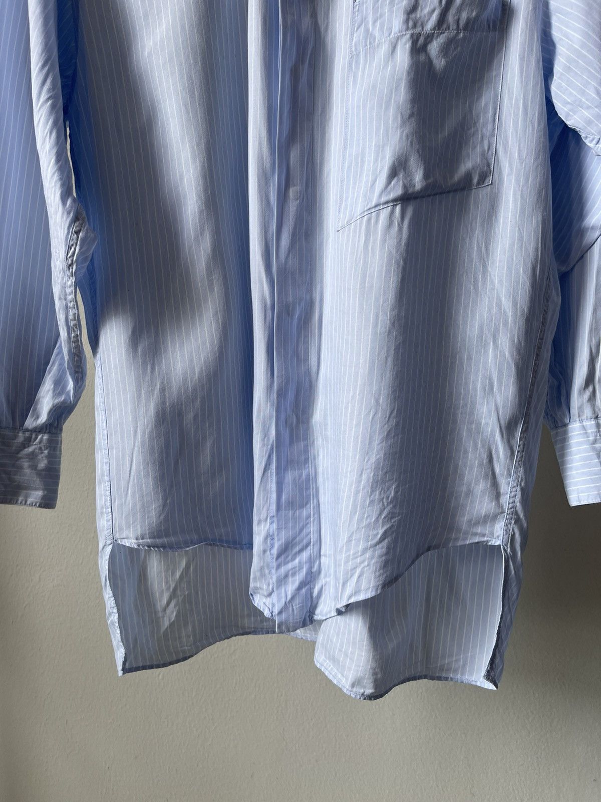 Thierry Mugler 80s Thierry Mugler Paris Stripe Shirt Size US L / EU 52-54 / 3 - 4 Thumbnail