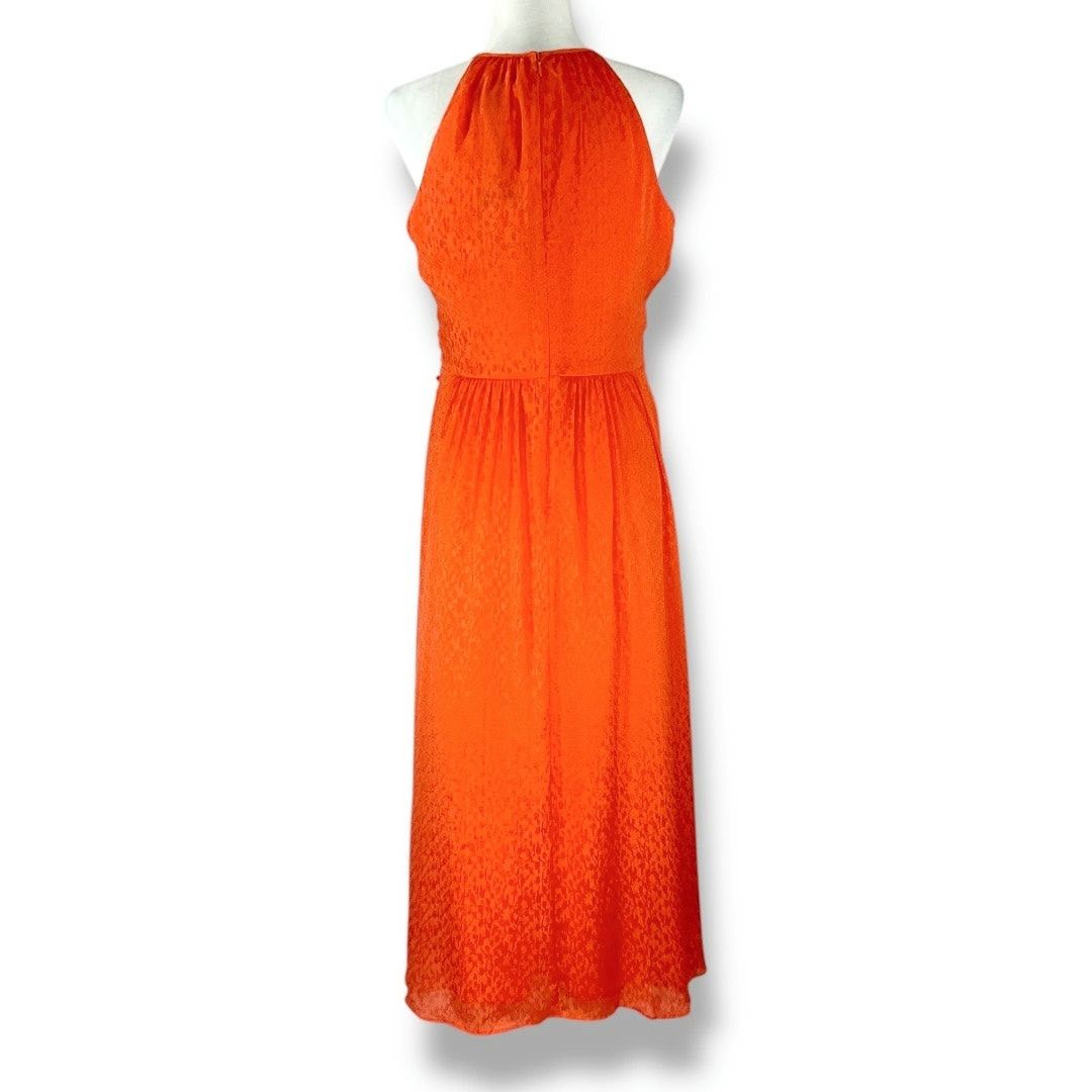 DKNY DKNY Halter Twist Waist Chiffon Midi Dress Tigerlily 8 NWT Size M / US 6-8 / IT 42-44 - 7 Thumbnail
