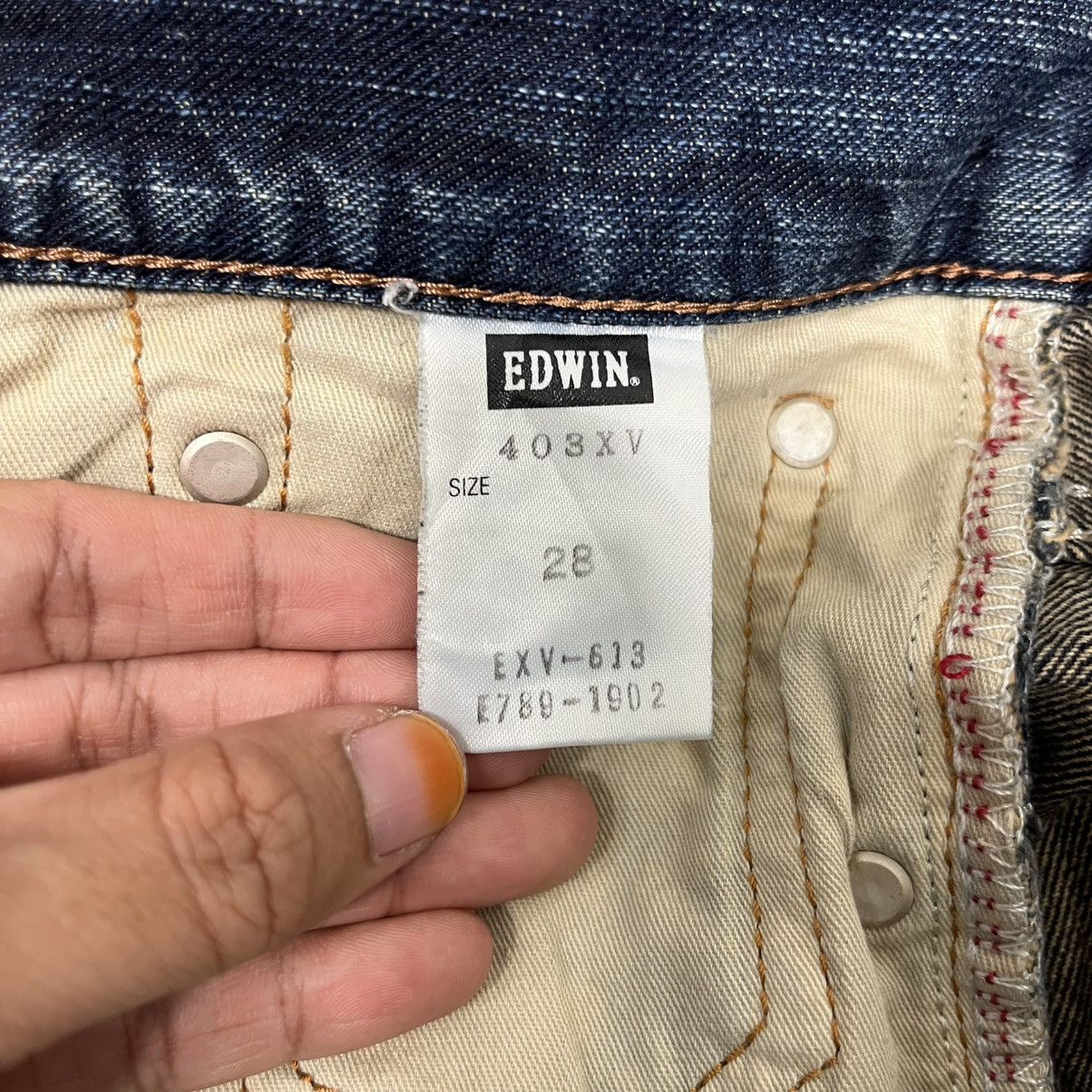 Edwin Vintage Exclusive Model Sashiko Denim Jeans Size US 30 / EU 46 - 15 Thumbnail