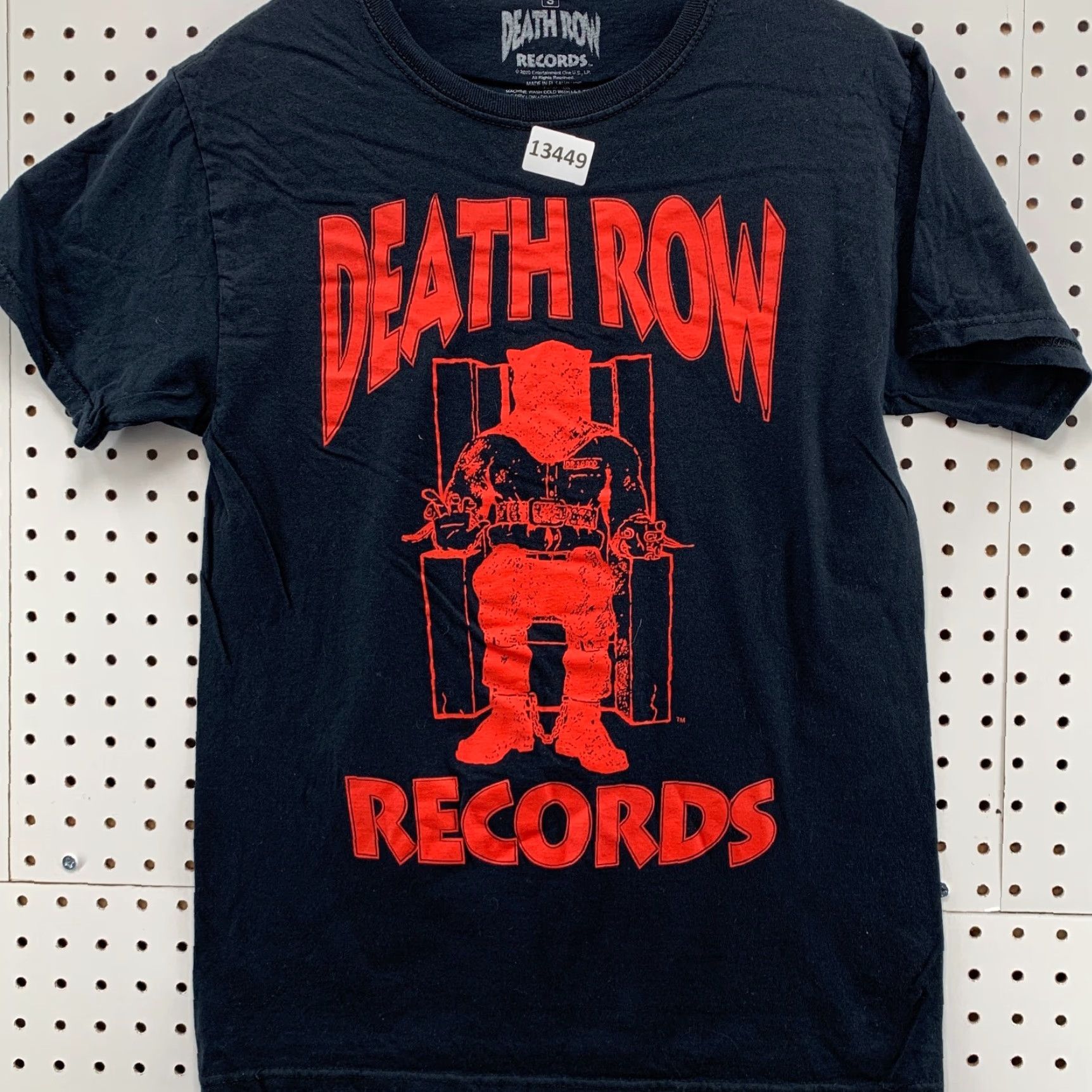 Vintage VINTAGE Death Row Records Mens Short Sleeve Shirt Black Small Red Lettering Size US S / EU 44-46 / 1 - 6 Thumbnail