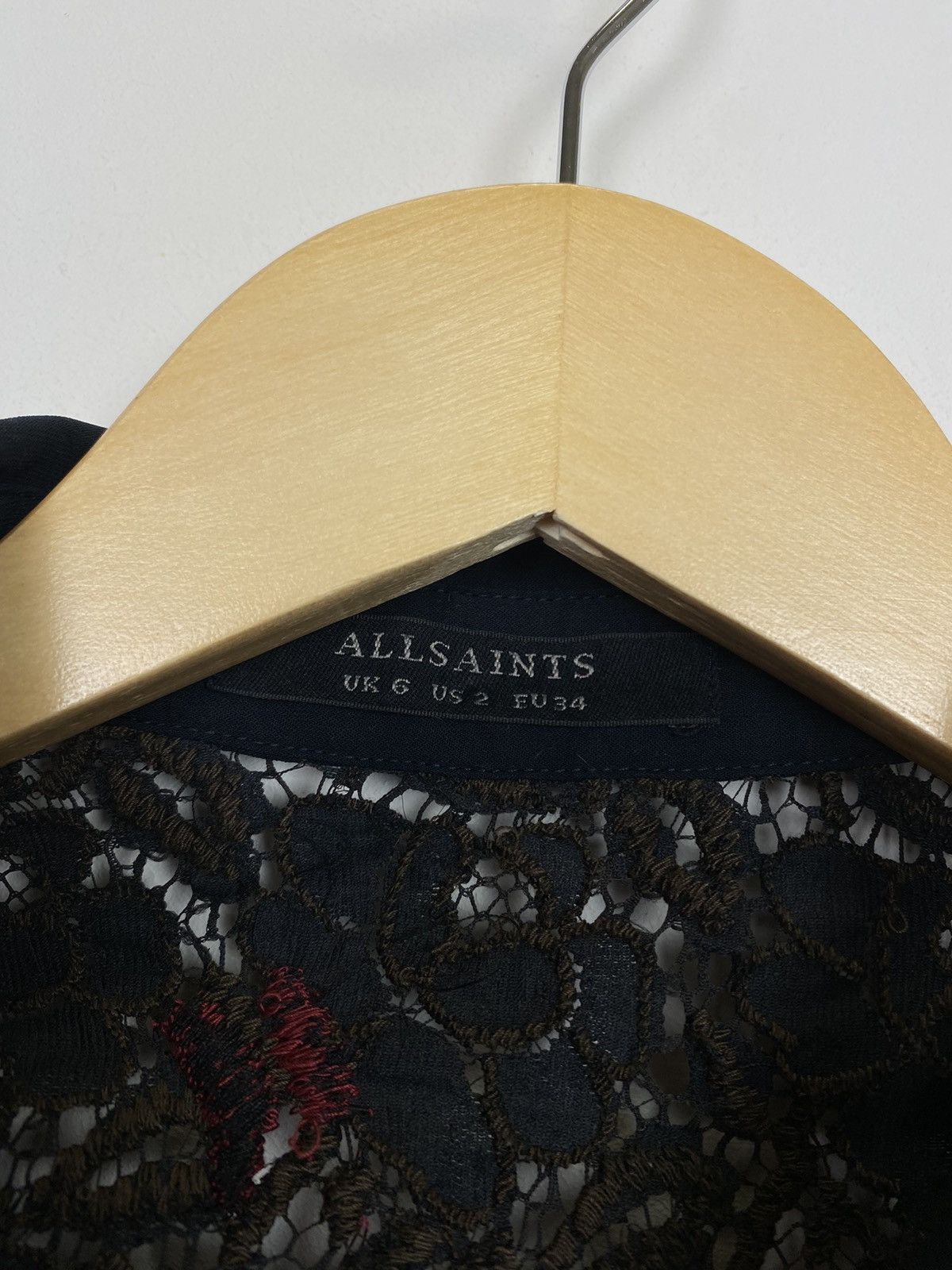 Allsaints Allsaints Leela Shirt Dress Mini Ladies Size UK 6 Buttons-Up Size XS / US 0-2 / IT 36-38 - 5 Thumbnail