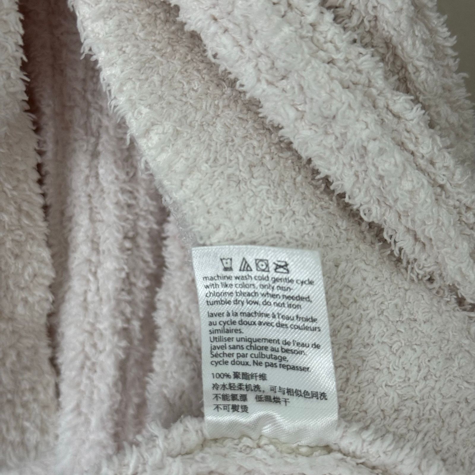 Other Barefoot Dreams CozyChic Knit Side Tie Ribbed Robe Almond XL Size ONE SIZE - 8 Thumbnail