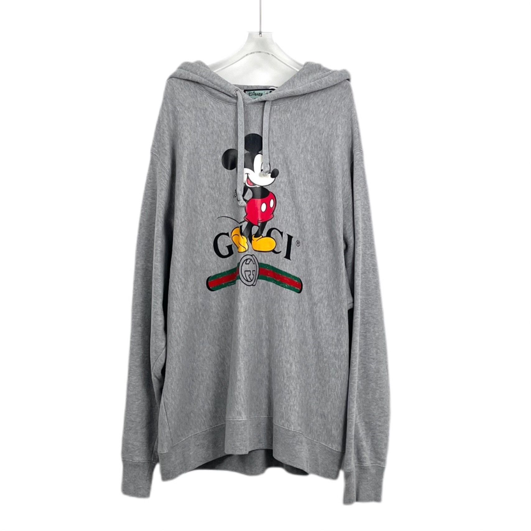 Gucci Gucci x Disney Mickey Mouse Gray Cotton Hoodie Size US XL / EU 56 / 4 - 1 Thumbnail