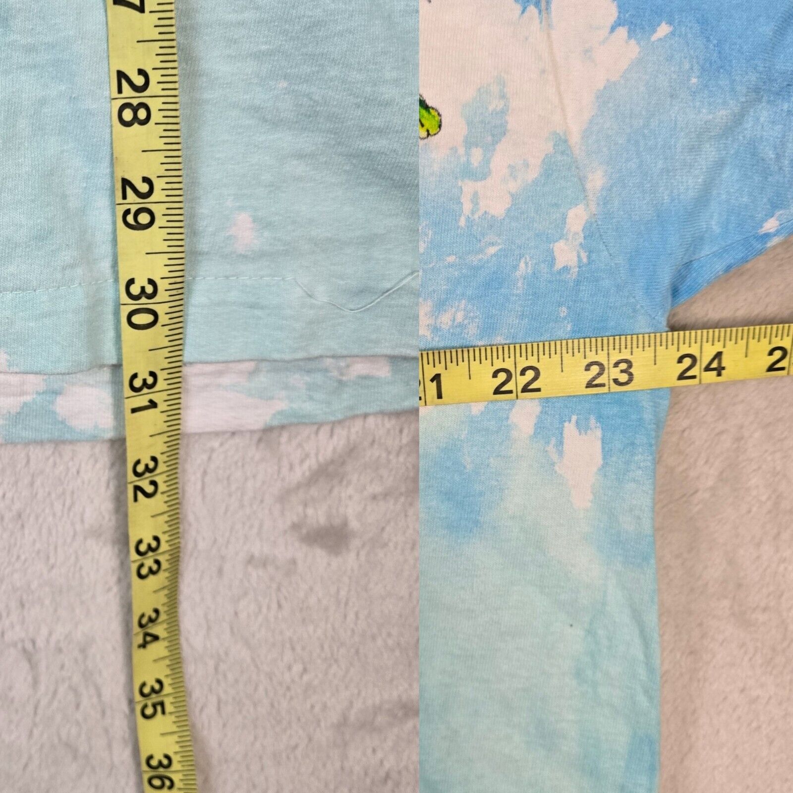Anvil Vintage 80s Tie Dye Shirt Hibiscus Flower XL Single Stitch Size US XL / EU 56 / 4 - 13 Thumbnail