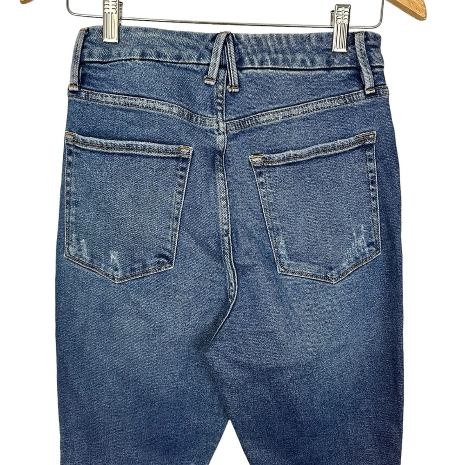 Good American NWT Good American Good Curve High Rise Skinny Jeans 6/28 Size 28" / US 6 / IT 42 - 3 Thumbnail