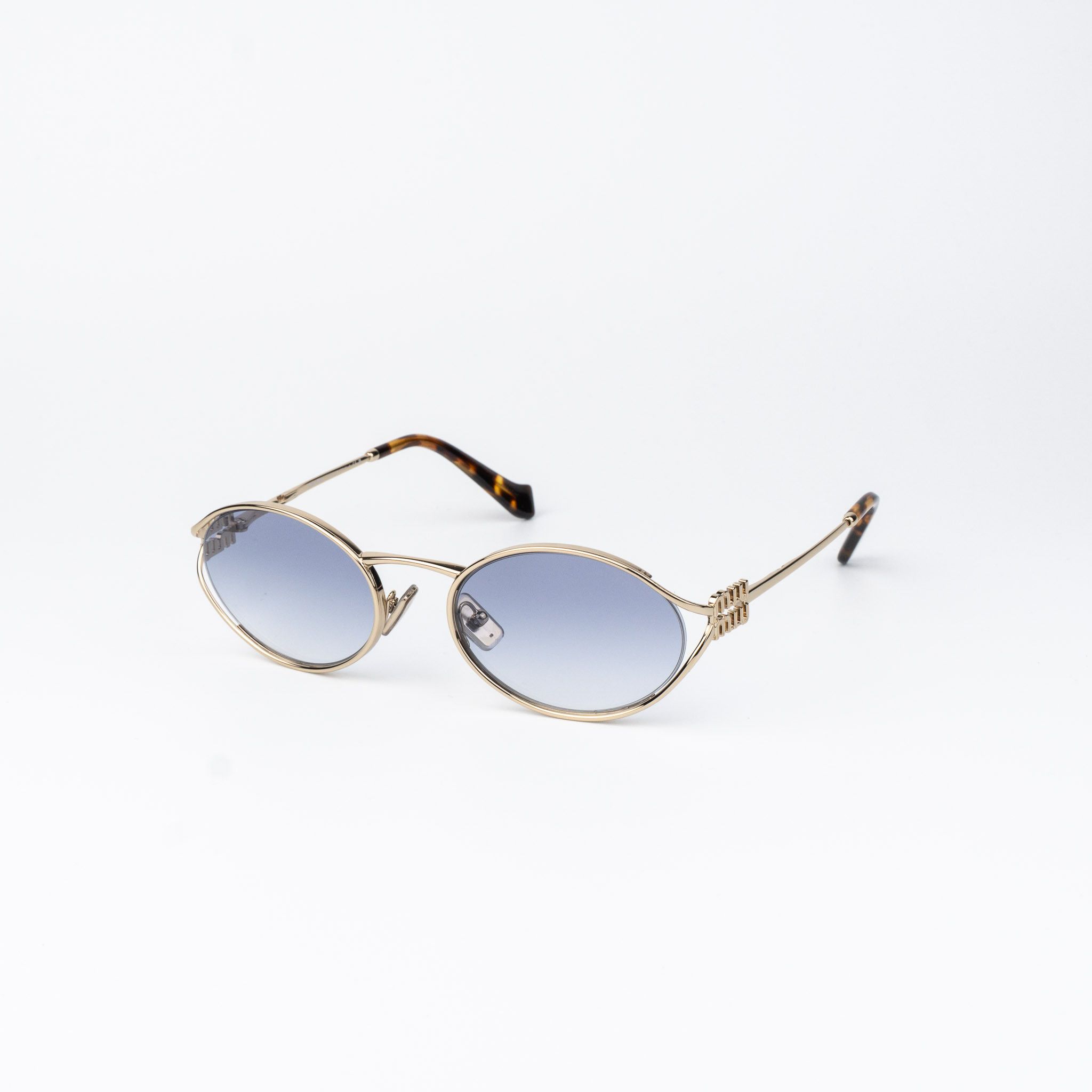 Miu Miu Miu Miu Women Sunglasses LOGO MU52YS ZVN80O NEW AUTHENTIC Size ONE SIZE - 4 Thumbnail