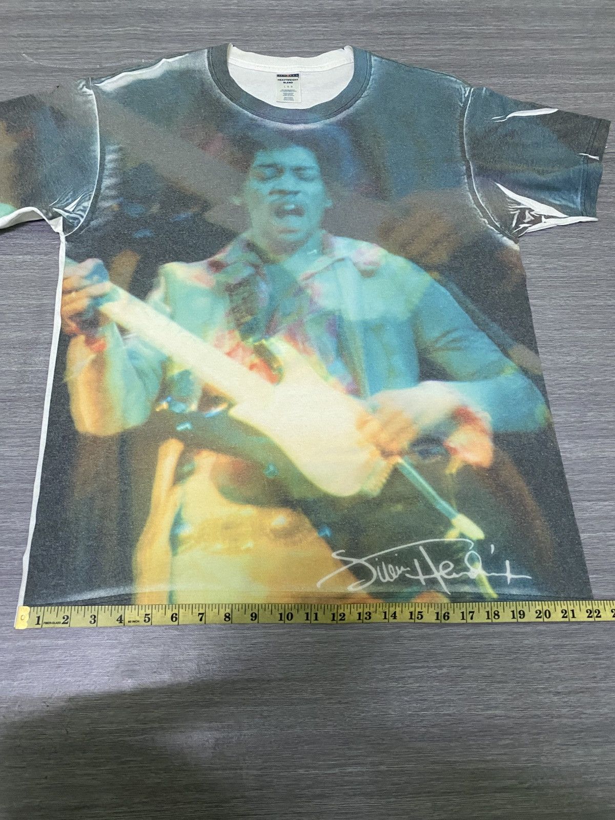 Jimi Hendrix × Vintage Vintage Jimi Hendrix All Over Print Shirt Size US L / EU 52-54 / 3 - 7 Thumbnail