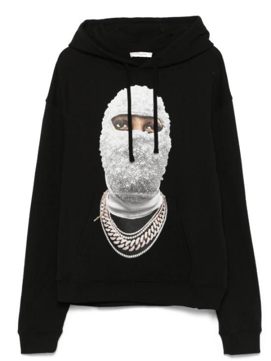 パーカー・フーディ IH NOM UH NIT Men Hoodies NUS25252 009 BLACK Ih Nom Uh Nit IH NOM UH NIT Men Hoodies NUS25252 009 BLACK