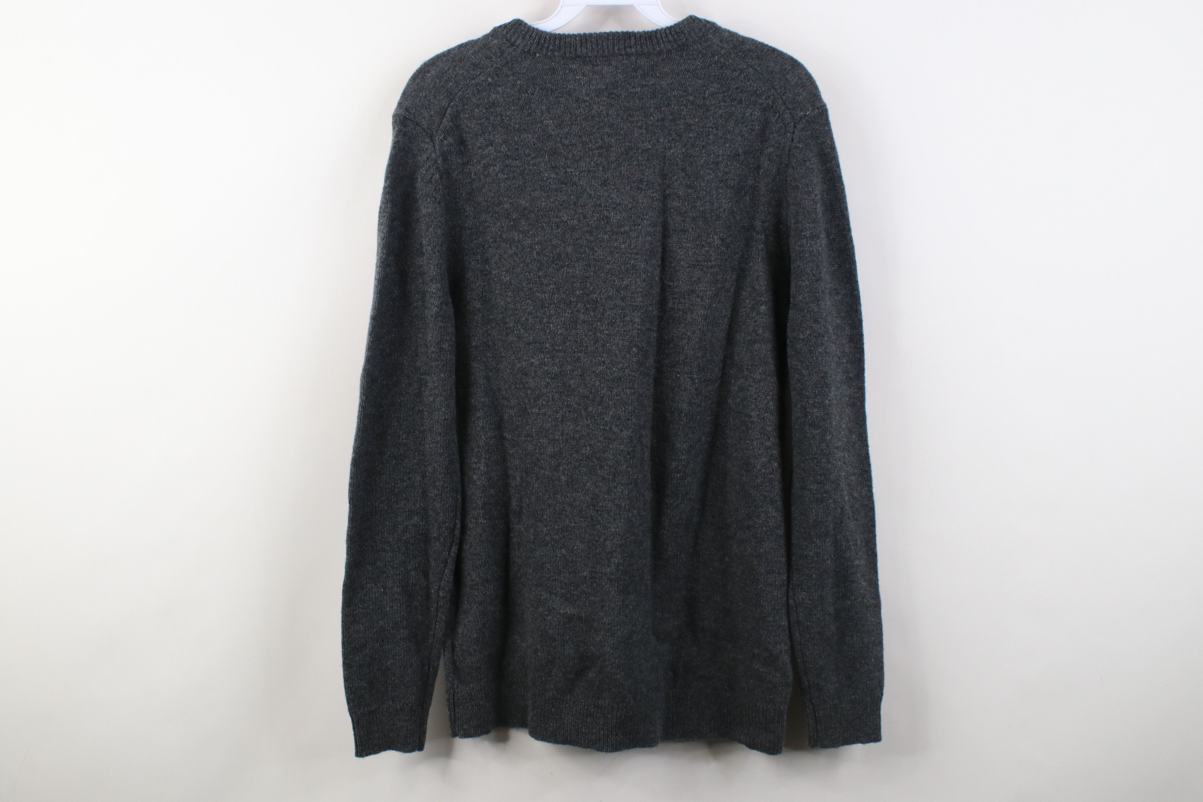 Vintage WoolOvers Wool Overs Wool Knit V-Neck Sweater Heather Gray Size US S / EU 44-46 / 1 - 7 Thumbnail
