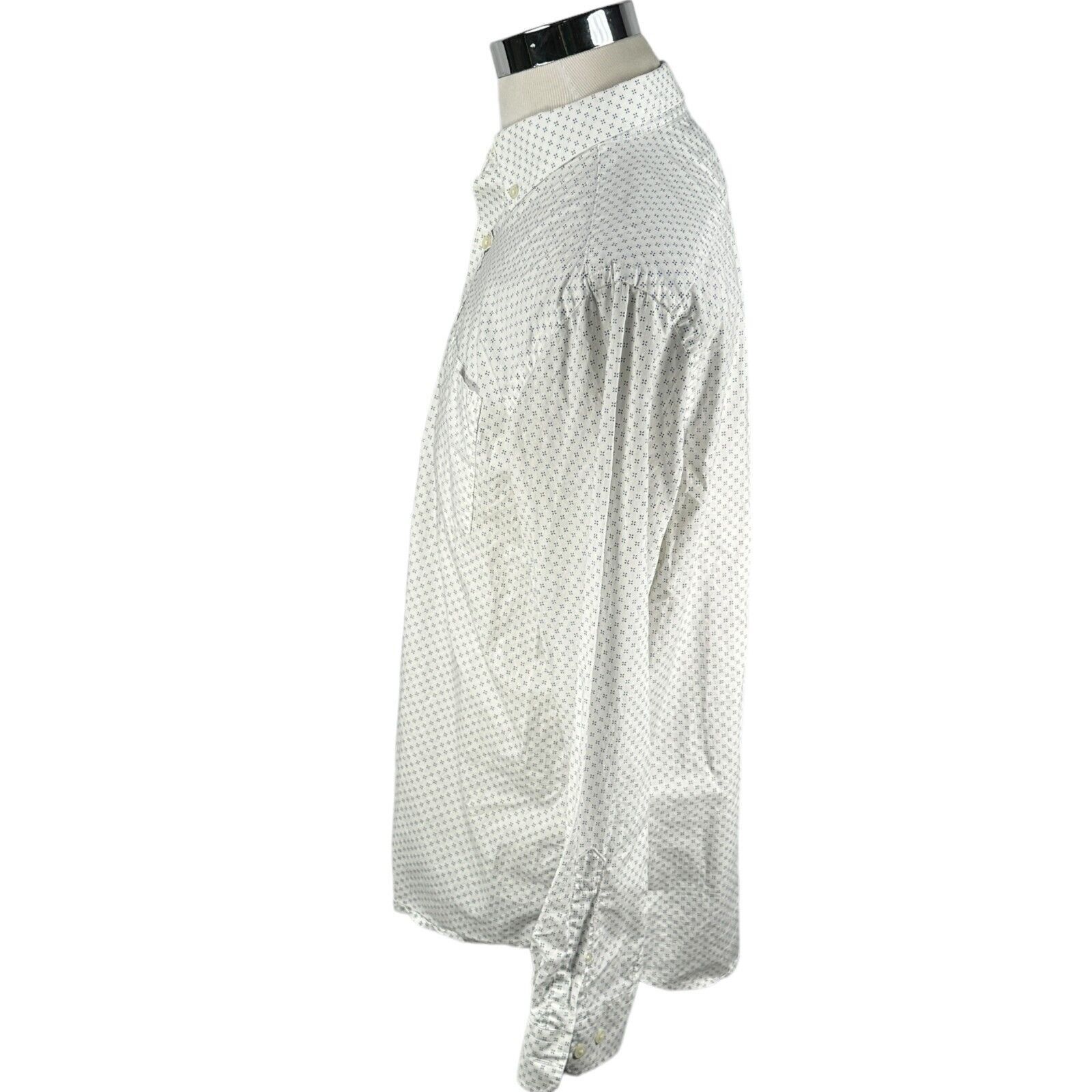 Banana Republic Banana Republic Shirt Men L White Long Sleeve Button Down Size US L / EU 52-54 / 3 - 3 Thumbnail