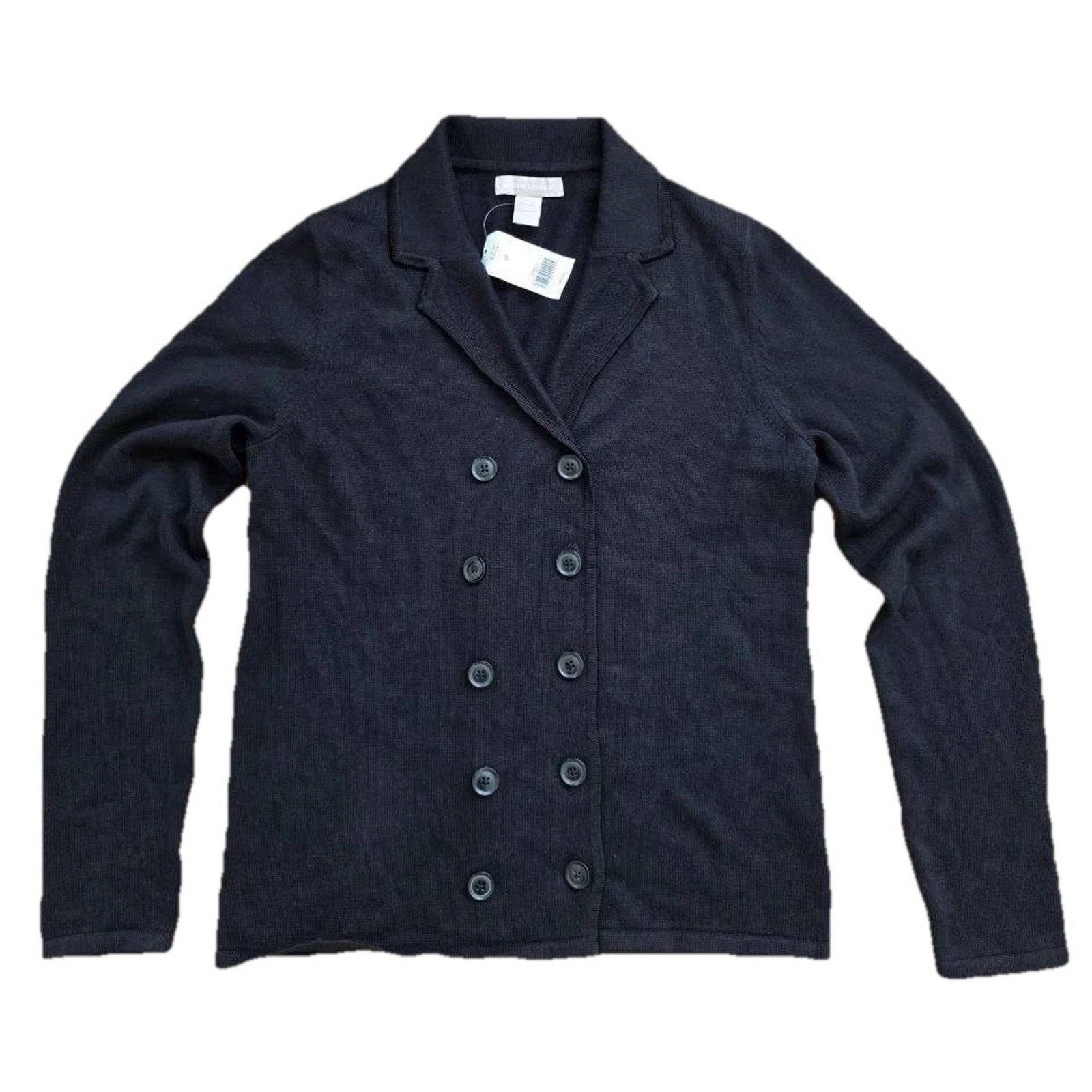 Banana Republic Banana Republic Breasted Jacket Black Medium A001397 Size M / US 6-8 / IT 42-44 - 1 Thumbnail