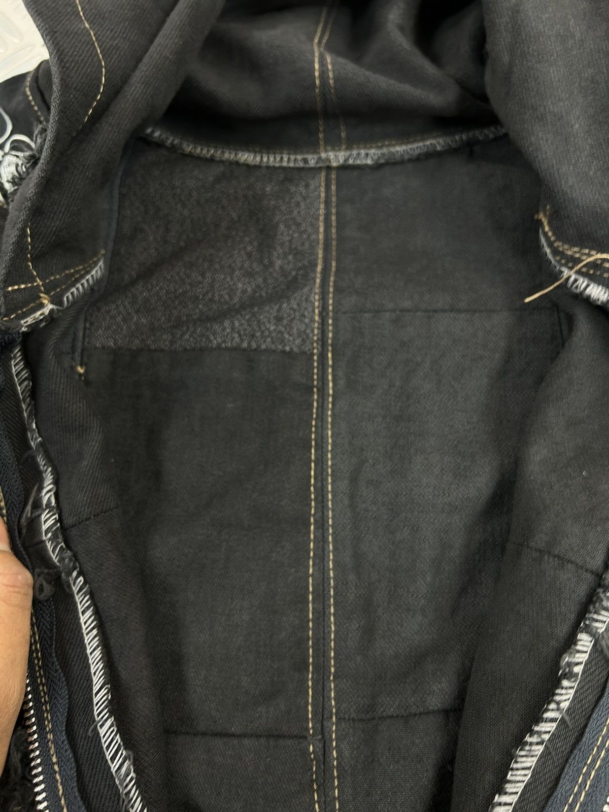 Designer Bomber custom jacket handmade pachwork rare y2k punk opium Size US L / EU 52-54 / 3 - 7 Thumbnail