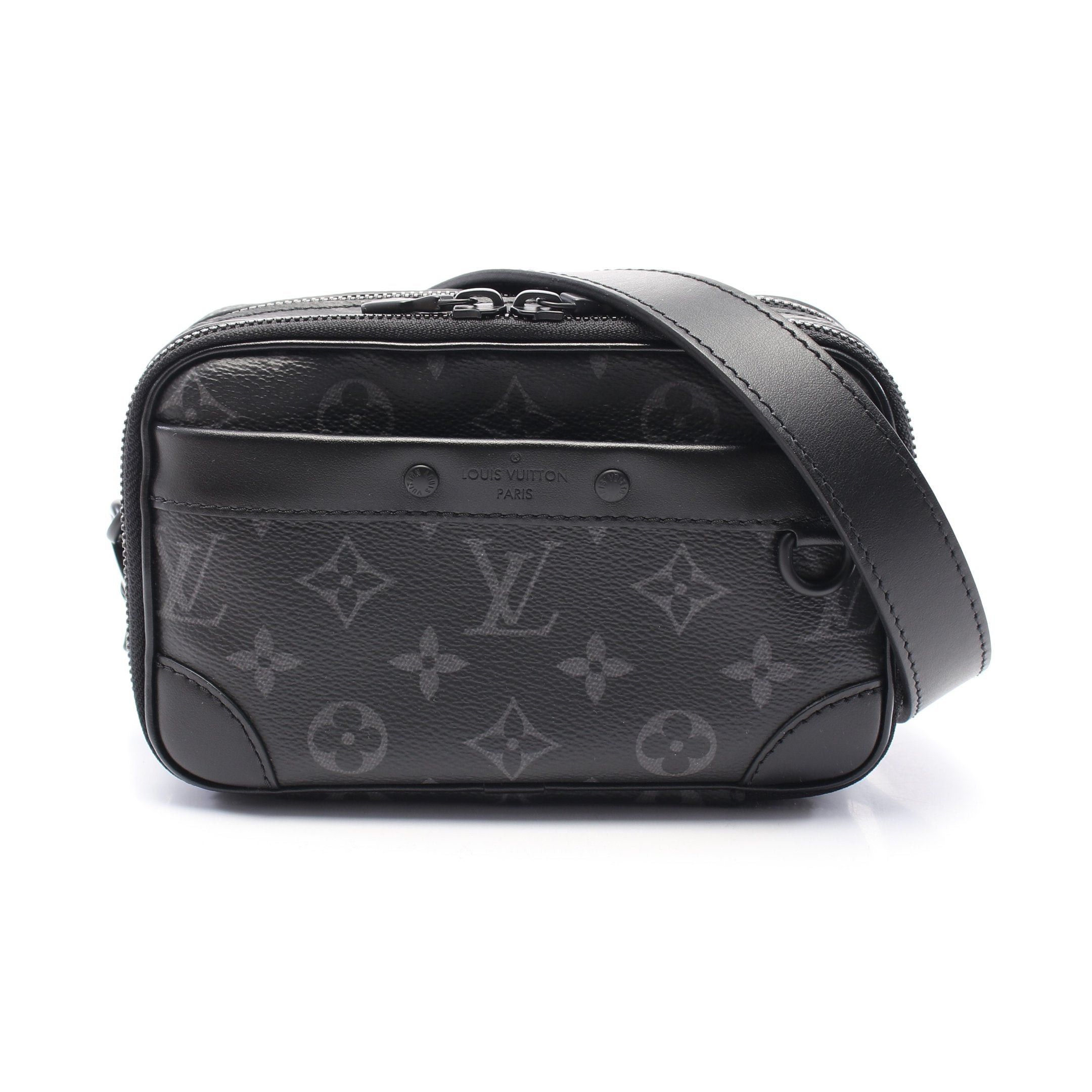 Louis Vuitton Louis Vuitton Alpha Wearable Wallet Nv Monogram Eclipse Shoulder Bag Leather Black Size ONE SIZE - 1 Thumbnail