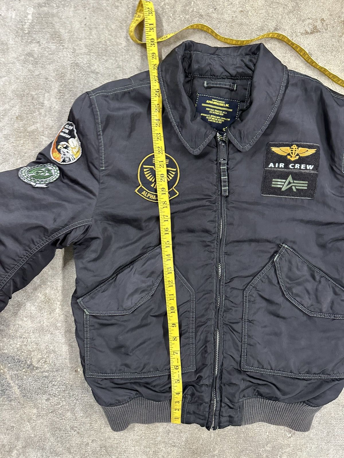 Alpha Industries Crazy Y2K Alpha Industries Patches Bomber Zip Up Jacket Size US M / EU 48-50 / 2 - 13 Thumbnail