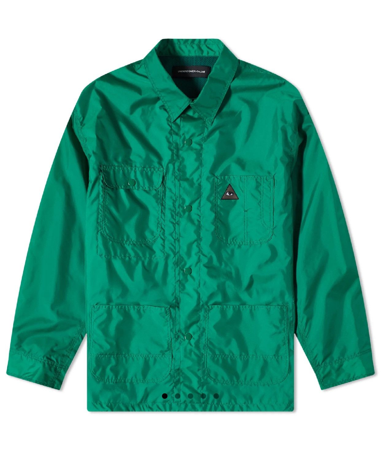 image of Undercover Coaches Jacket Green Size M/l, Men's