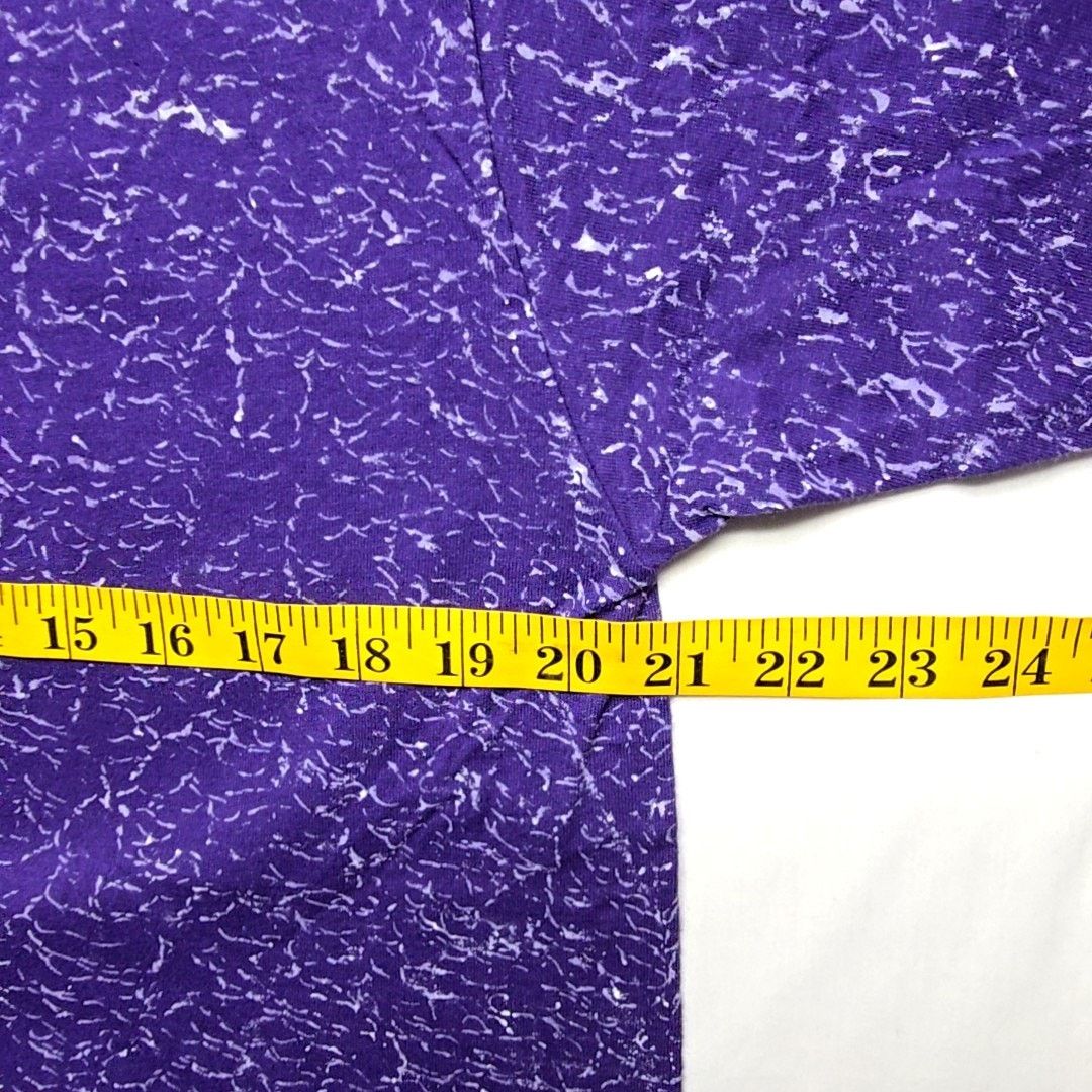 Jerzees Vintage Montana Tee Purple Southwestern Large AOP L Tee 90s Size US L / EU 52-54 / 3 - 9 Thumbnail