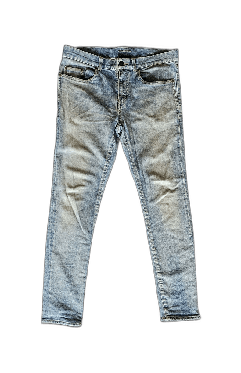 Saint Laurent Paris Saint Laurent Blue Denim Jeans Size 32-2506 Size US 32 / EU 48 - 1 Thumbnail
