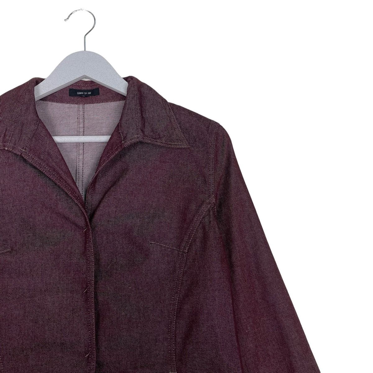 💥COMME CA ISM CROPPED LIGHT BUTTON JACKET