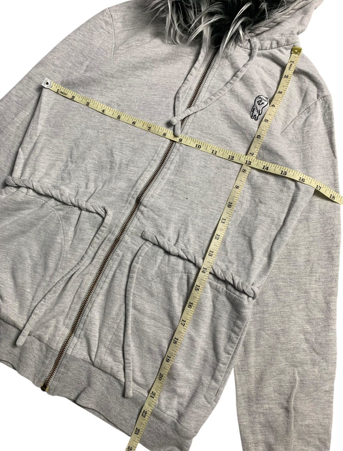 Issey Miyake Ne Net Fur Zip Hoodie By Issey Miyake Size US S / EU 44-46 / 1 - 9 Thumbnail