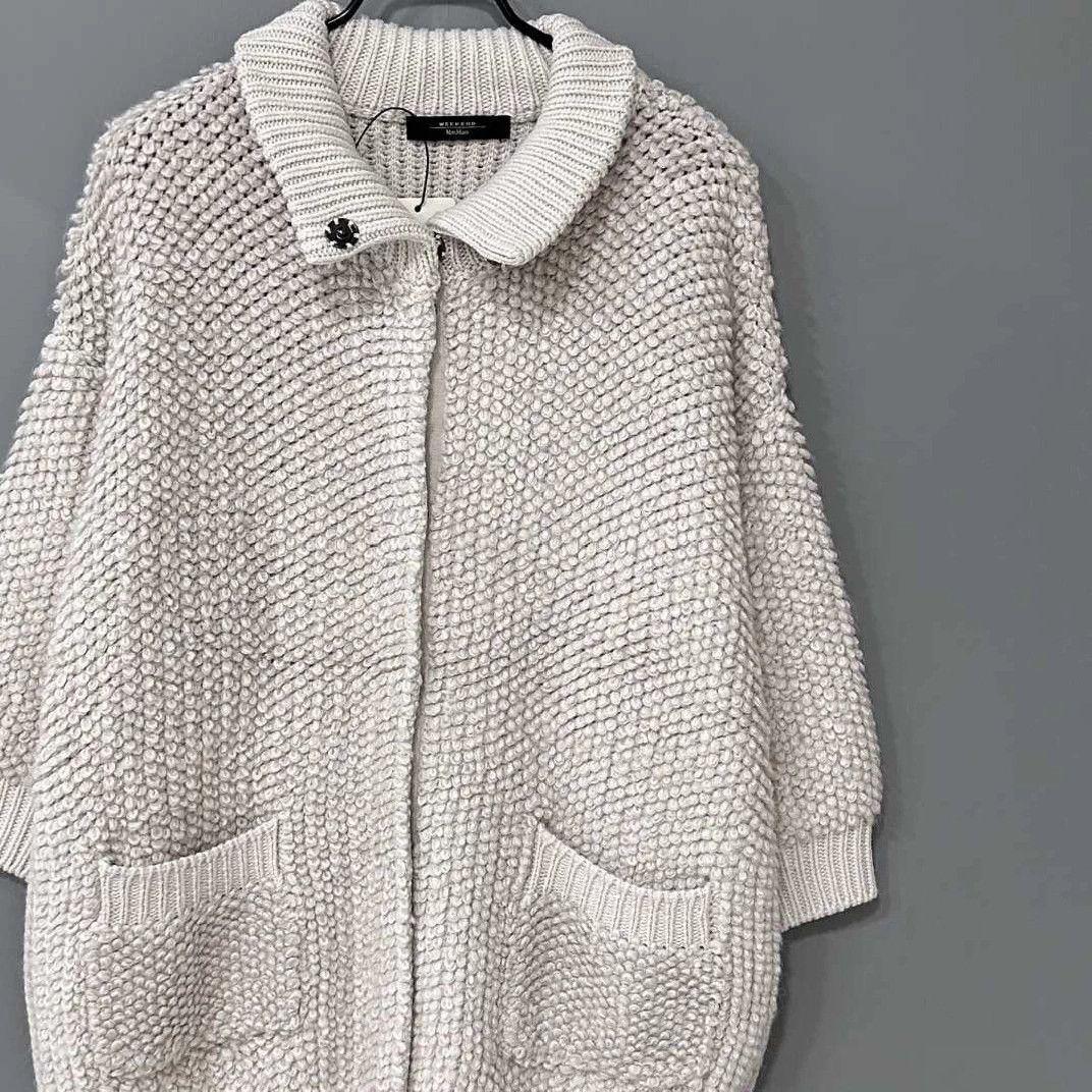 Max Mara MaxMara Foggy Beige Cardigan M 99% New Size M / US 6-8 / IT 42-44 - 2 Thumbnail