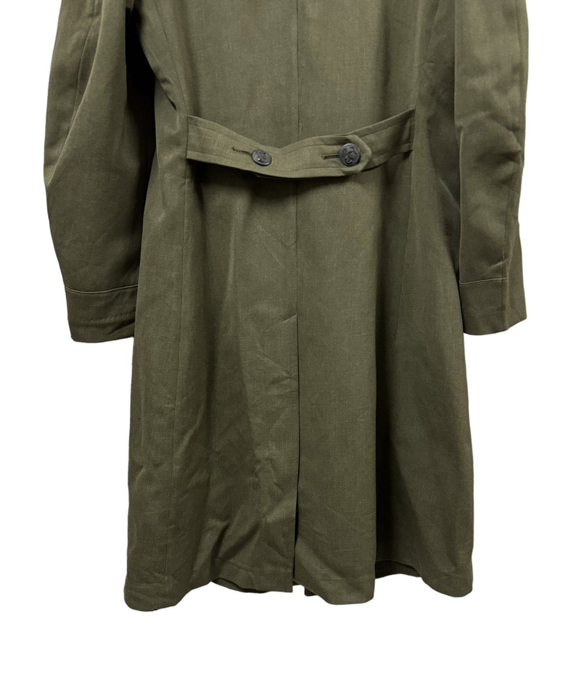 Vintage Vtg🔥60’s USMC Marine Cops Trench Overcoat Seige Green Jacket Size US M / EU 48-50 / 2 - 14 Thumbnail