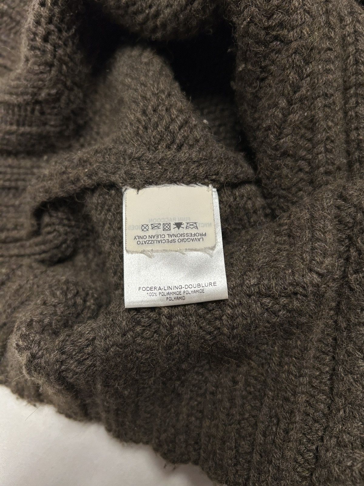 Gucci FW2007 Raccoon Fur Camel Knit Parka Size US S / EU 44-46 / 1 - 11 Thumbnail