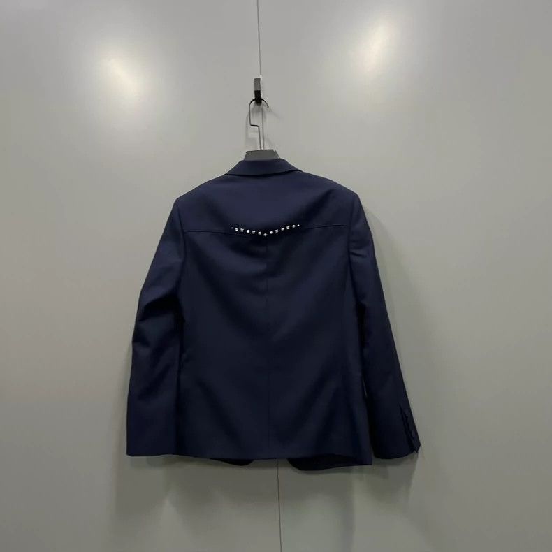 Gucci Gucci Crystal embroidery 23 new wool twill jacket 2502-Next Size 46R - 3 Thumbnail