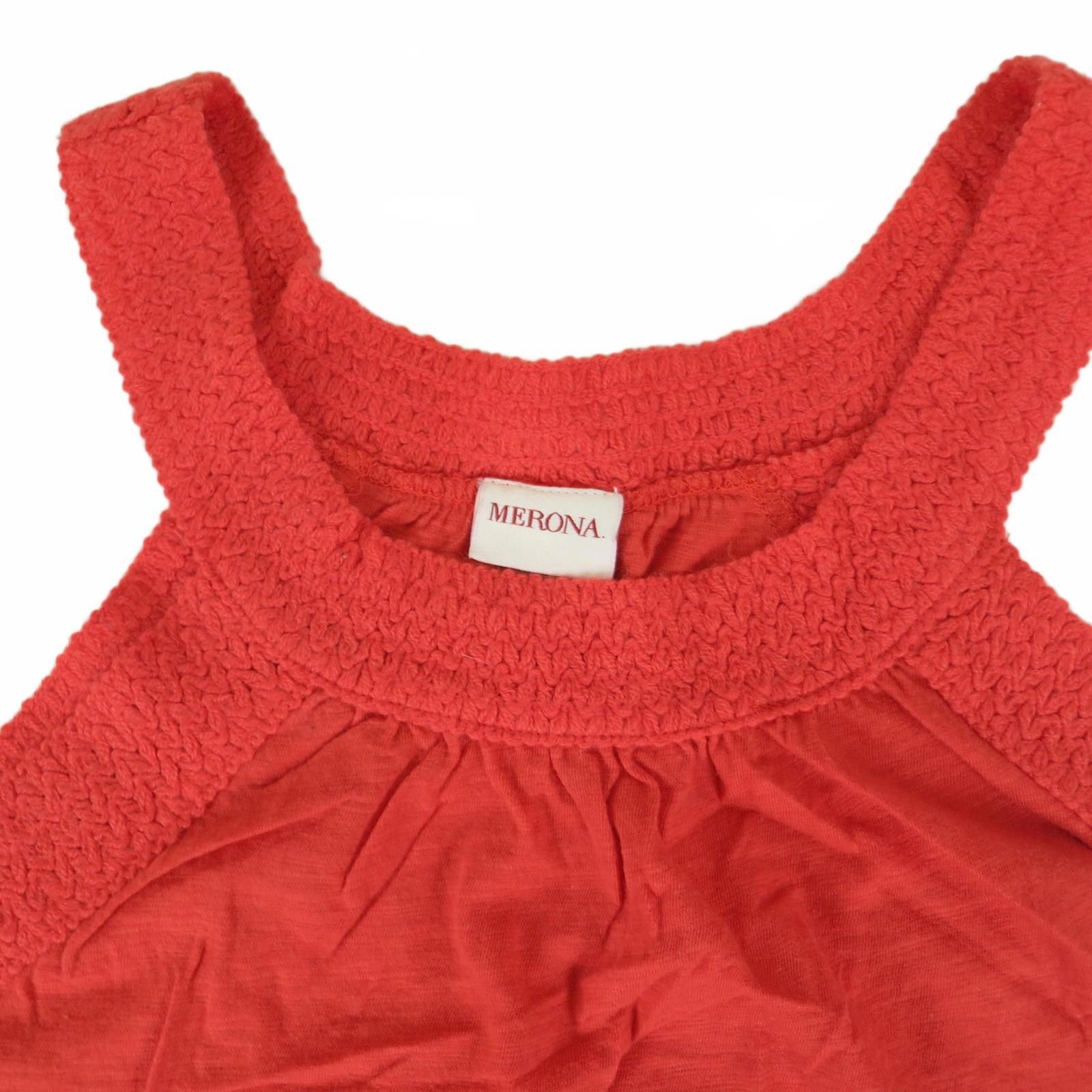 Merona Merona Women's Medium Coral Sleeveless Halter Top Size M / US 6-8 / IT 42-44 - 2 Thumbnail