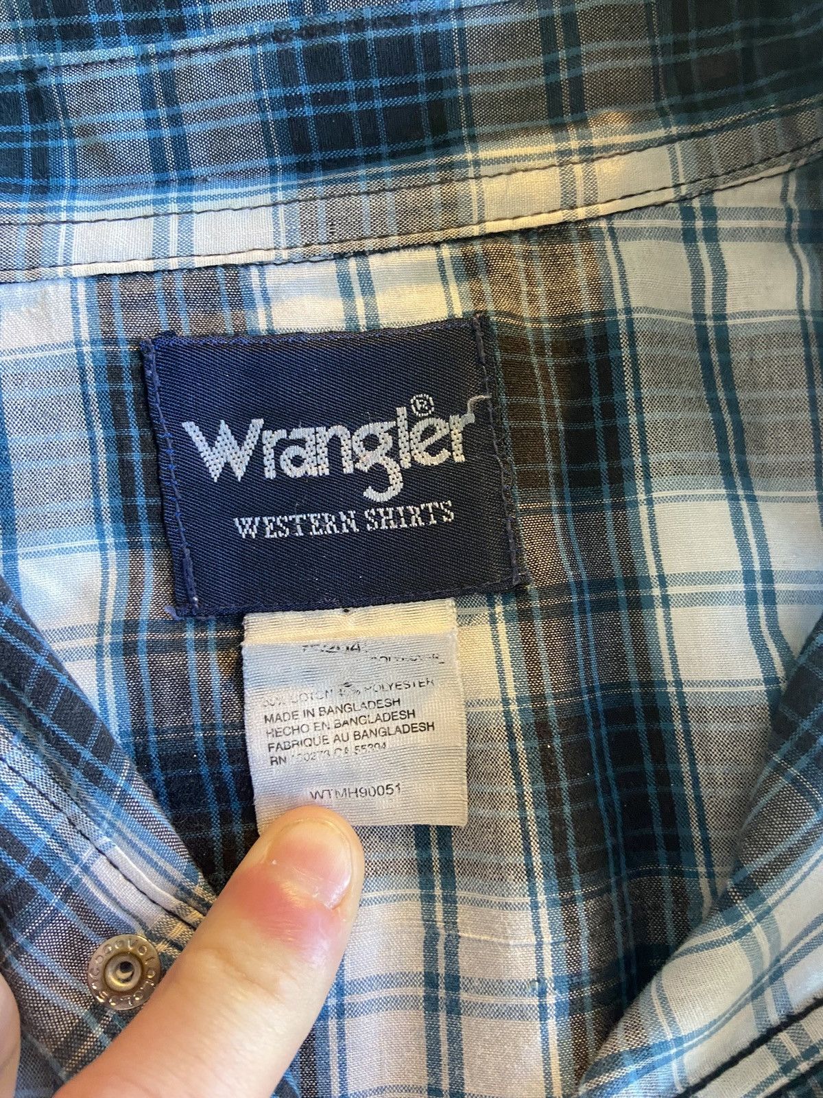 Wrangler Vintage Wrangler Premium Western Pearl Snap Shirt Size US L / EU 52-54 / 3 - 9 Thumbnail